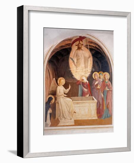 Christ Resurrected or The Message of the Angel-Beato Angelico-Framed Art Print