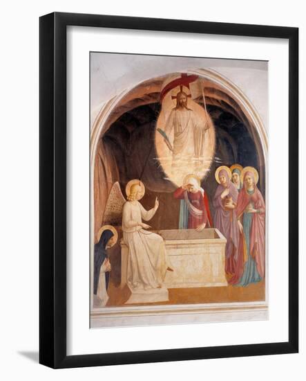 Christ Resurrected or The Message of the Angel-Beato Angelico-Framed Art Print