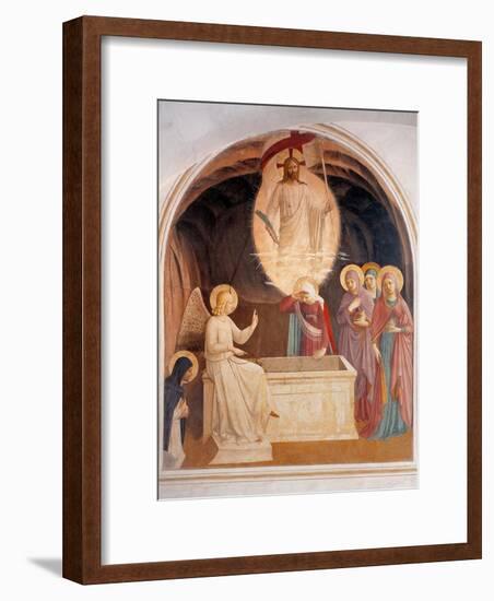 Christ Resurrected or The Message of the Angel-Beato Angelico-Framed Art Print