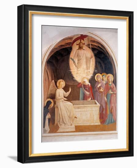 Christ Resurrected or The Message of the Angel-Beato Angelico-Framed Art Print