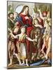 Christ Riding into Jerusalem on an Ass, C1860-null-Mounted Giclee Print
