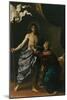 Christ Risen Appears to His Mother, 1629-Guercino (Giovanni Francesco Barbieri)-Mounted Giclee Print