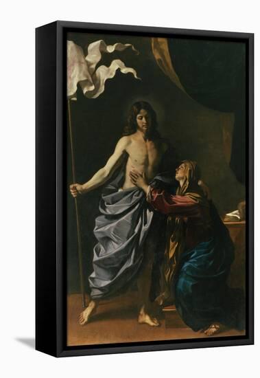 Christ Risen Appears to His Mother, 1629-Guercino (Giovanni Francesco Barbieri)-Framed Premier Image Canvas