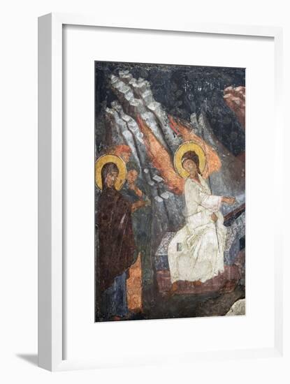 Christ Risen Indicating the Tomb of Virgin in Church of Sveta Petka Samardzijska, Sofia, Bulgaria-null-Framed Giclee Print