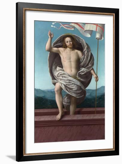 Christ Rising from the Tomb, C.1540-Gaudenzio Ferrari-Framed Giclee Print