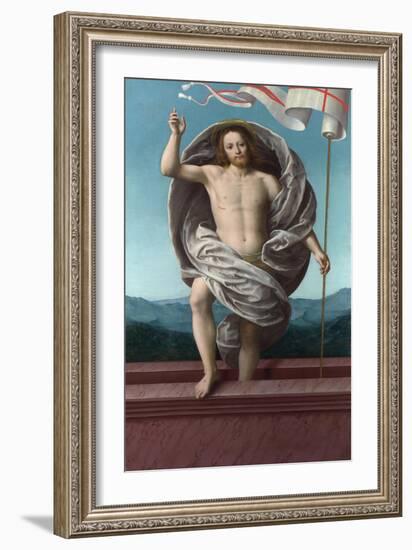 Christ Rising from the Tomb, C.1540-Gaudenzio Ferrari-Framed Giclee Print