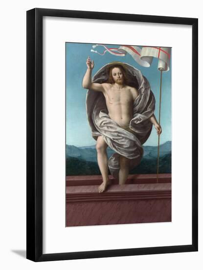 Christ Rising from the Tomb, C.1540-Gaudenzio Ferrari-Framed Giclee Print