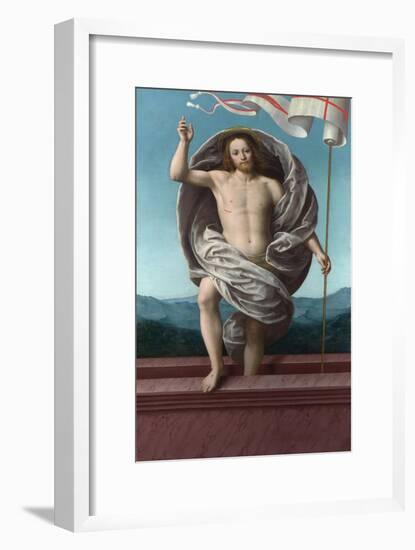 Christ Rising from the Tomb, C.1540-Gaudenzio Ferrari-Framed Giclee Print