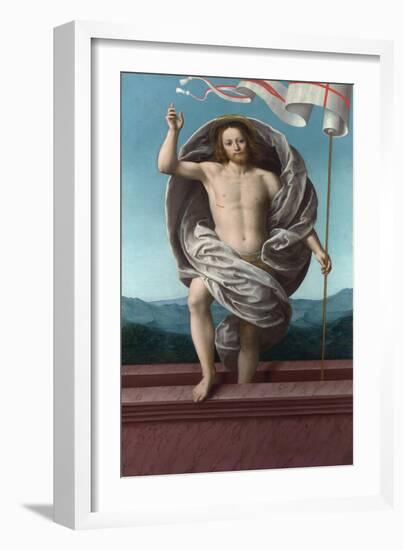 Christ Rising from the Tomb, C.1540-Gaudenzio Ferrari-Framed Giclee Print