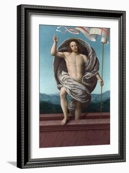 Christ Rising from the Tomb, C.1540-Gaudenzio Ferrari-Framed Giclee Print