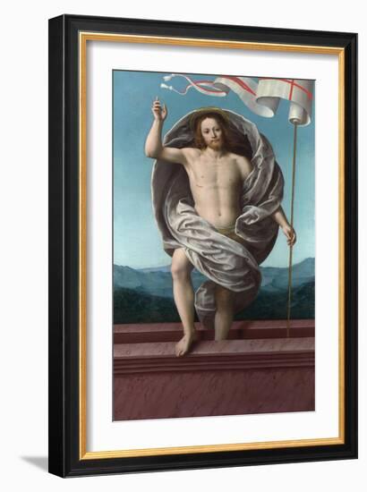 Christ Rising from the Tomb, C.1540-Gaudenzio Ferrari-Framed Giclee Print