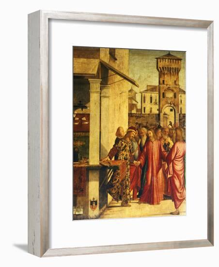 Christ's Calling of St Matthew-Vittore Carpaccio-Framed Giclee Print