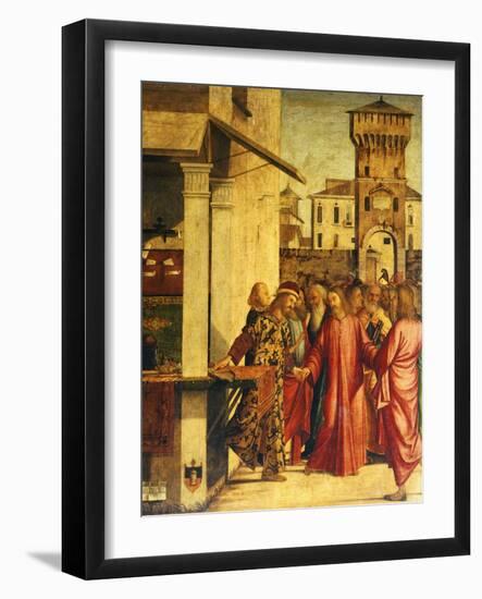 Christ's Calling of St Matthew-Vittore Carpaccio-Framed Giclee Print