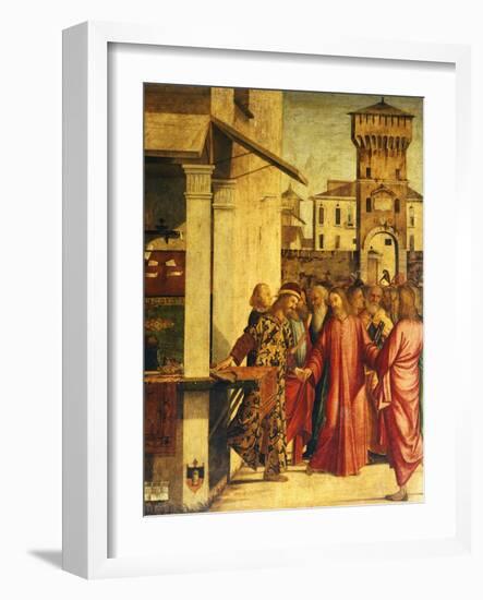 Christ's Calling of St Matthew-Vittore Carpaccio-Framed Giclee Print