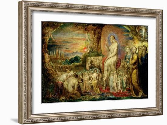 Christ's Entry into Jerusalem-William Blake-Framed Giclee Print