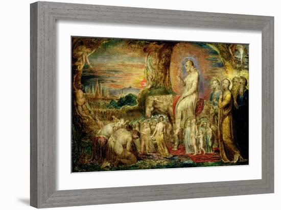 Christ's Entry into Jerusalem-William Blake-Framed Giclee Print