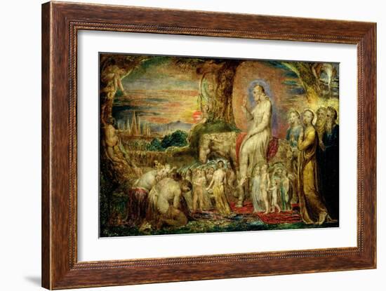 Christ's Entry into Jerusalem-William Blake-Framed Giclee Print