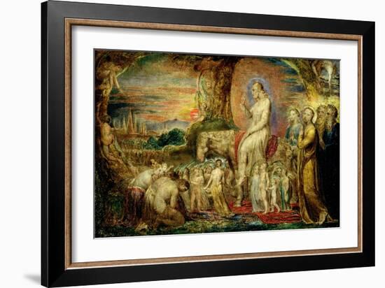 Christ's Entry into Jerusalem-William Blake-Framed Giclee Print