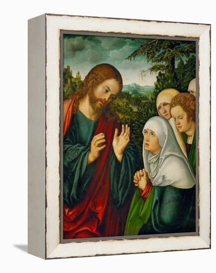 Christ's Farewell to the Holy Women, circa 1520-Lucas Cranach the Elder-Framed Premier Image Canvas