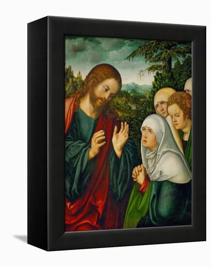 Christ's Farewell to the Holy Women, circa 1520-Lucas Cranach the Elder-Framed Premier Image Canvas