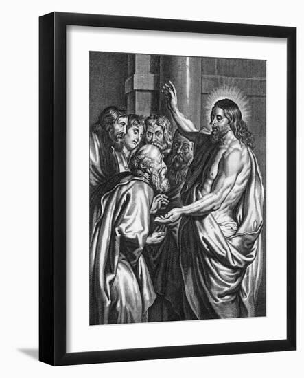 Christ's Friendly Warning to Peter, 1814-P Rothwell-Framed Giclee Print