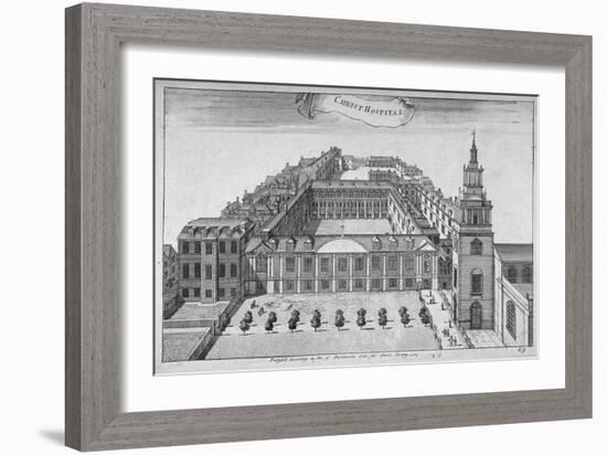 Christ's Hospital, City of London, 1755-Benjamin Cole-Framed Giclee Print