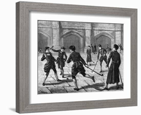 Christ's Hospital Hockey-null-Framed Art Print