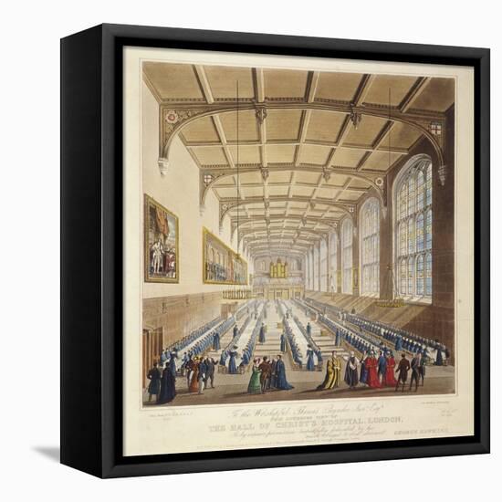 Christ's Hospital, London, 1830-George Hawkins-Framed Premier Image Canvas