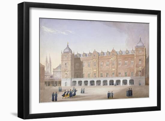 Christ's Hospital School, Newgate Street, City of London, 1831-John Shaw-Framed Giclee Print