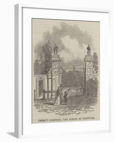 Christ's Hospital, the School at Hertford-null-Framed Giclee Print