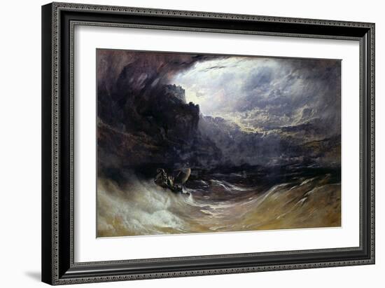 Christ Stilleth the Tempest, 1852-John Martin-Framed Giclee Print