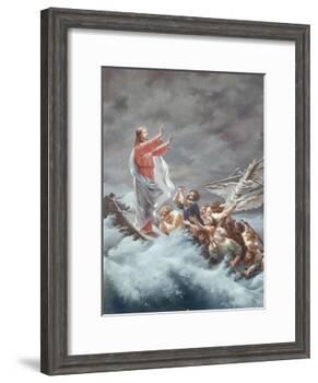 Christ Stilling the Tempest-Christian W.e. Dietrich-Framed Giclee Print