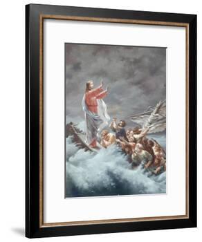 Christ Stilling the Tempest-Christian W.e. Dietrich-Framed Giclee Print
