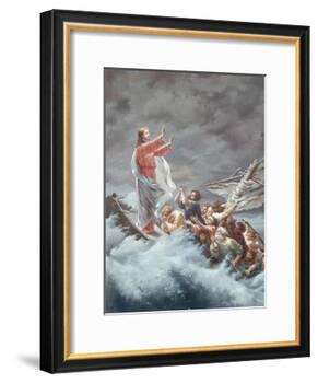 Christ Stilling the Tempest-Christian W.e. Dietrich-Framed Giclee Print