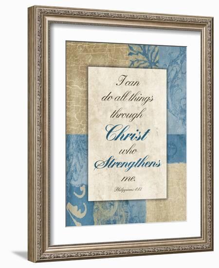 Christ Strength-Jace Grey-Framed Art Print