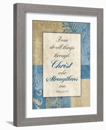 Christ Strength-Jace Grey-Framed Art Print