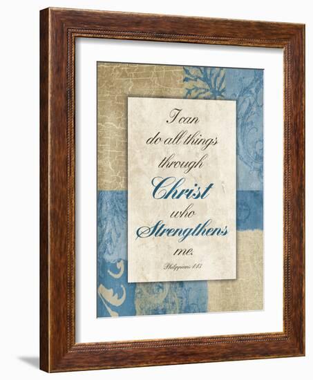 Christ Strength-Jace Grey-Framed Art Print