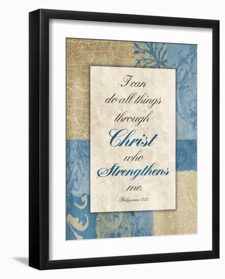 Christ Strength-Jace Grey-Framed Art Print