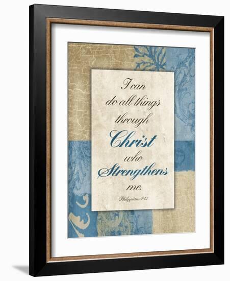 Christ Strength-Jace Grey-Framed Art Print