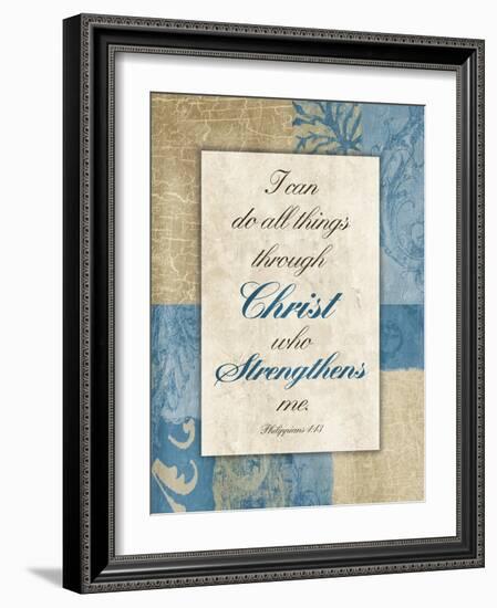 Christ Strength-Jace Grey-Framed Art Print