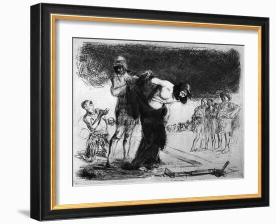 Christ Stripped of His Clothing, 1925-Jean Louis Forain-Framed Giclee Print