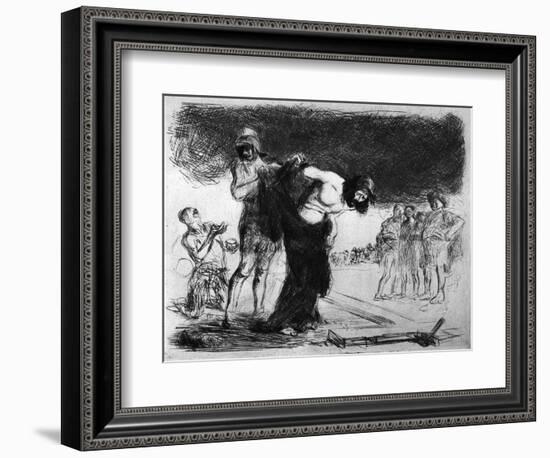 Christ Stripped of His Clothing, 1925-Jean Louis Forain-Framed Giclee Print