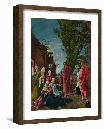 Christ Taking Leave of His Mother, C. 1520-Albrecht Altdorfer-Framed Giclee Print