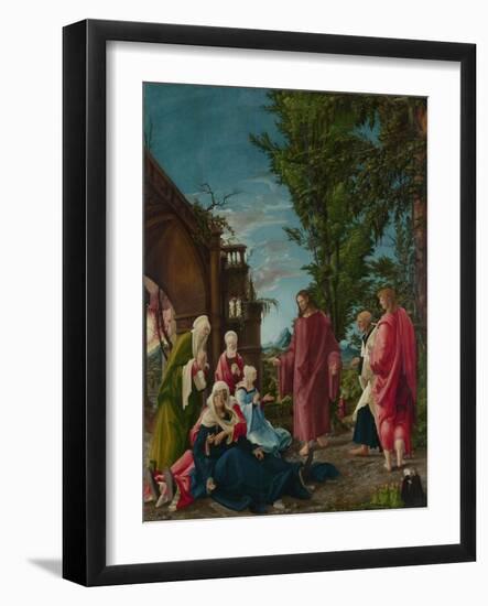 Christ Taking Leave of His Mother, C. 1520-Albrecht Altdorfer-Framed Giclee Print