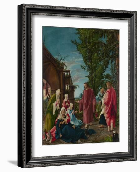 Christ Taking Leave of His Mother, C. 1520-Albrecht Altdorfer-Framed Giclee Print