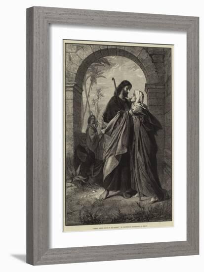 Christ Taking Leave of His Mother-null-Framed Giclee Print