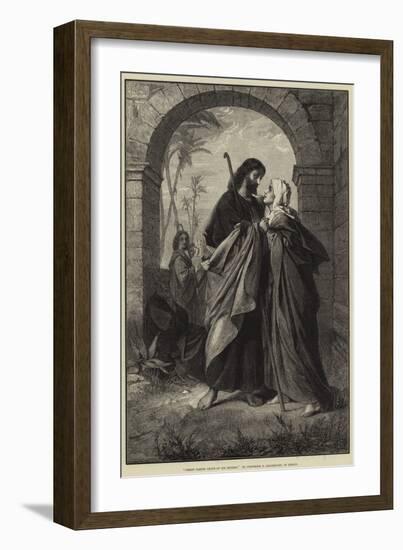 Christ Taking Leave of His Mother-null-Framed Giclee Print