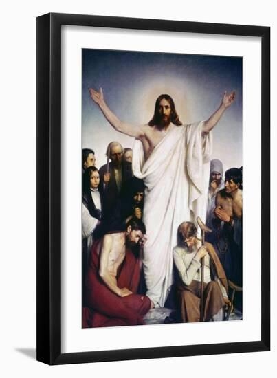 Christ the Comforter-Carl Bloch-Framed Giclee Print