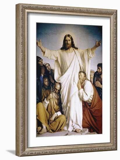 Christ the Consoler-Carl Bloch-Framed Giclee Print