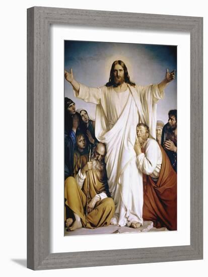 Christ the Consoler-Carl Bloch-Framed Giclee Print